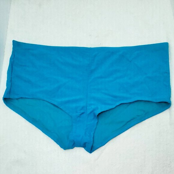 new 3X Swimsuit bikini bottom brief teal CATALINA plus 22W 24W NEW boyshort - Picture 1 of 9